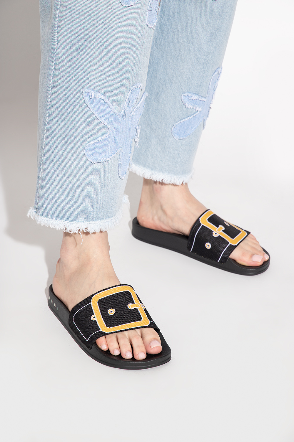 Marni Slides with logo Women's Shoes Vitkac